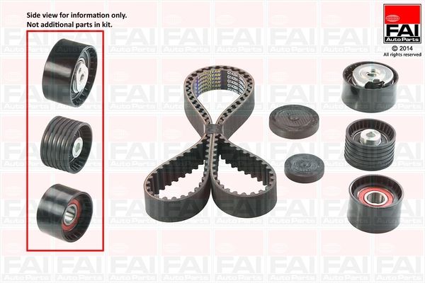 FAI AUTOPARTS paskirstymo diržo komplektas TBK352